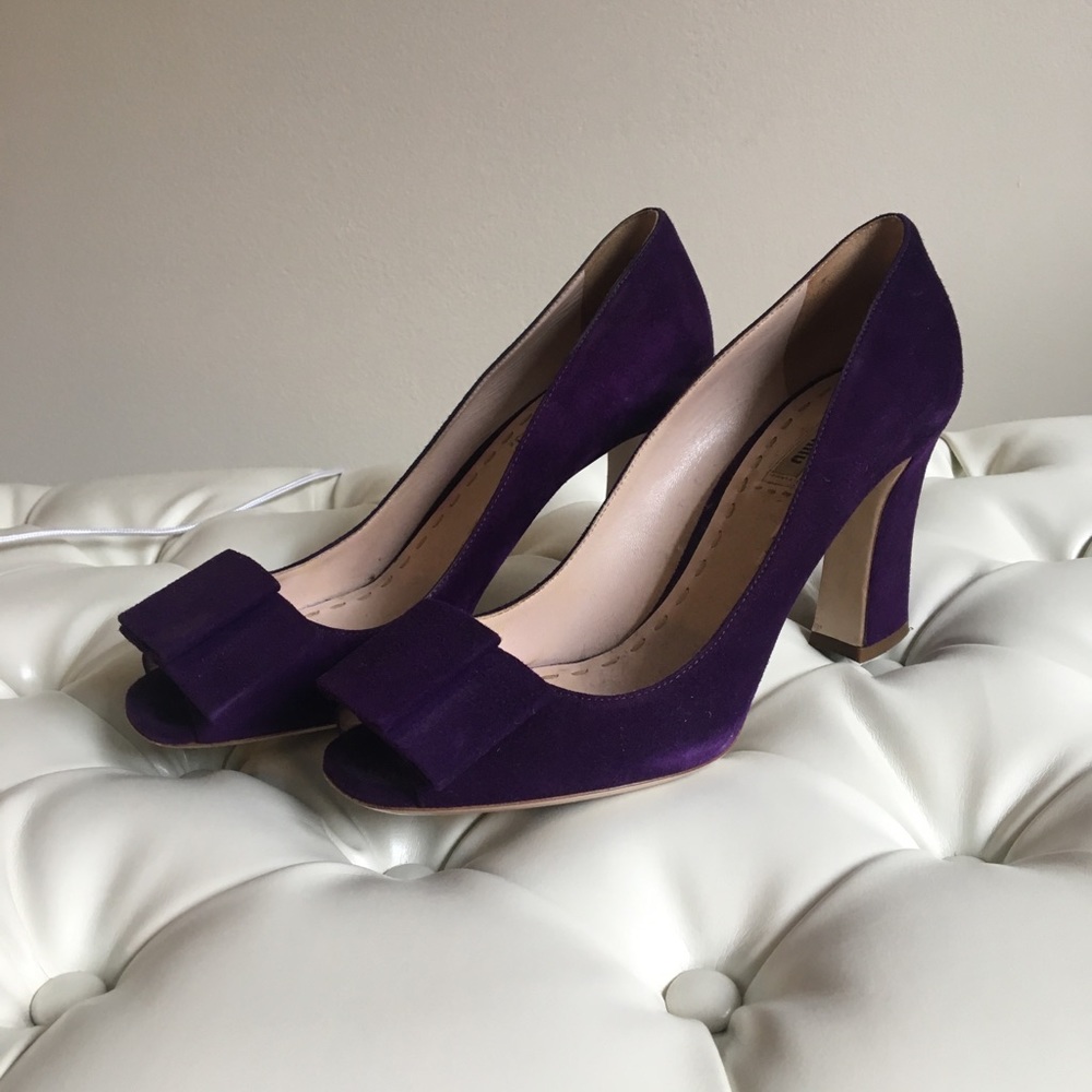 Miu Miu suede pumps